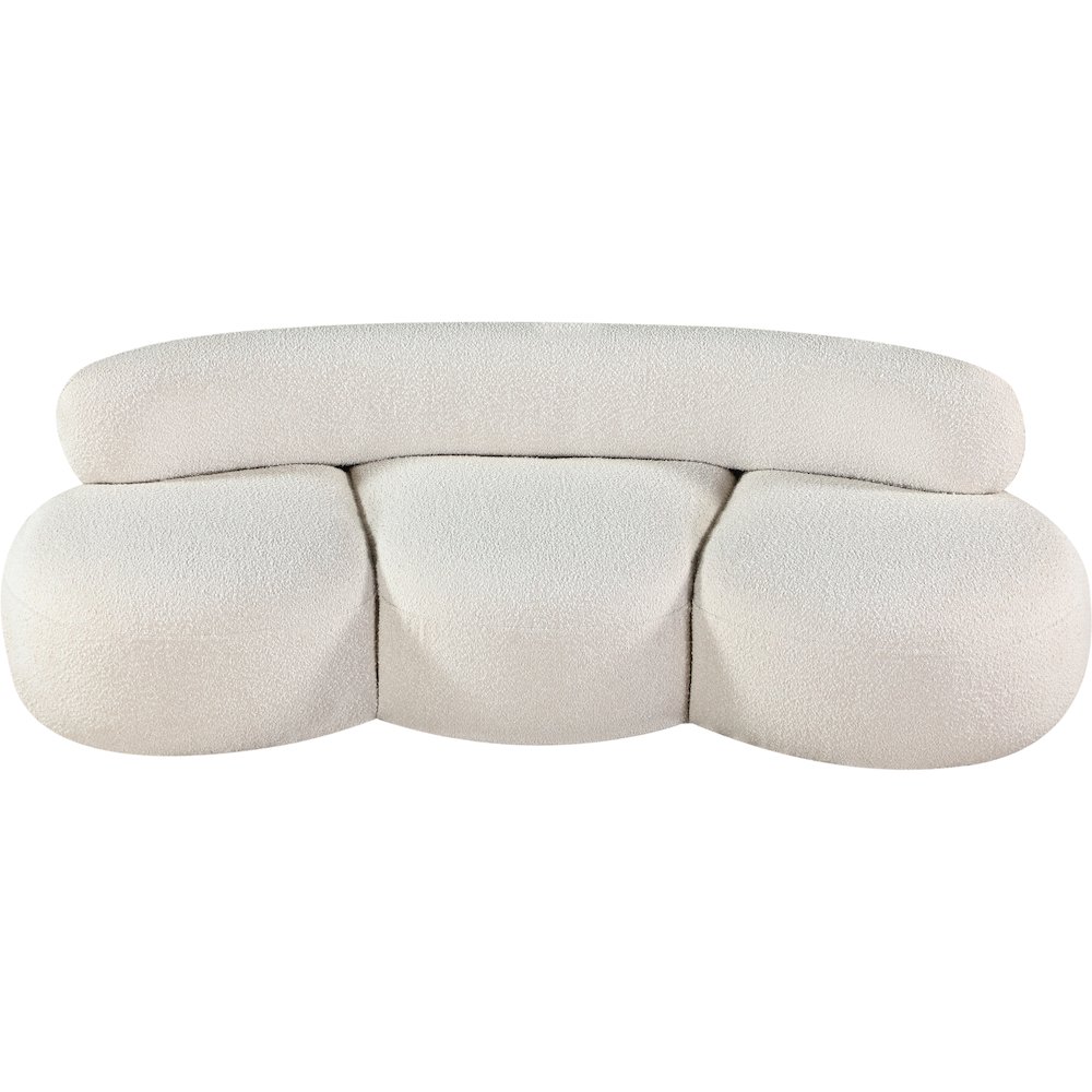 Venti Cream Boucle Fabric Sofa. Picture 6