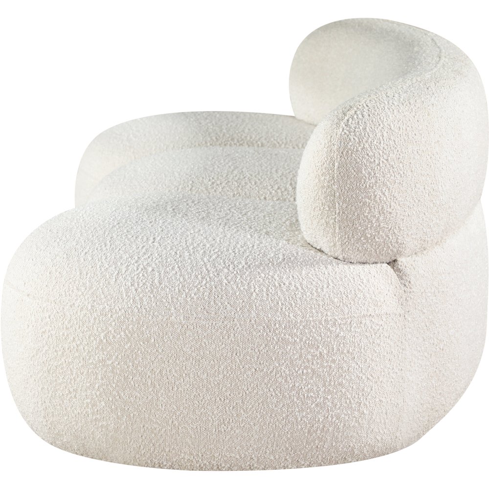 Venti Cream Boucle Fabric Sofa. Picture 7
