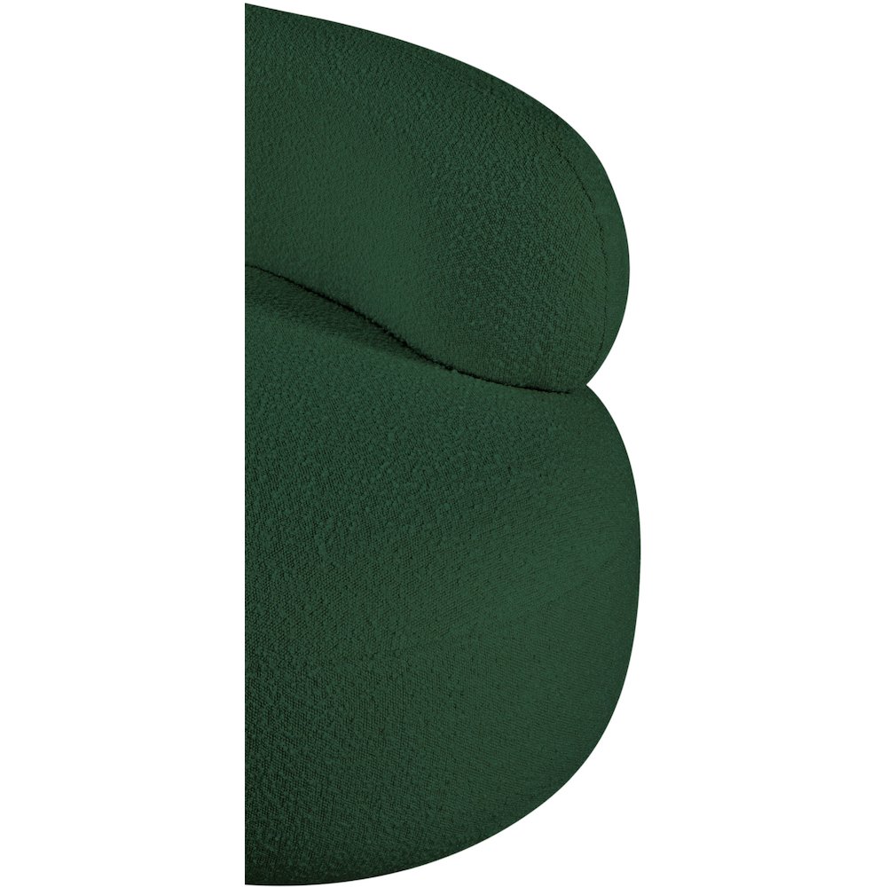 Venti Green Boucle Fabric Chair. Picture 12