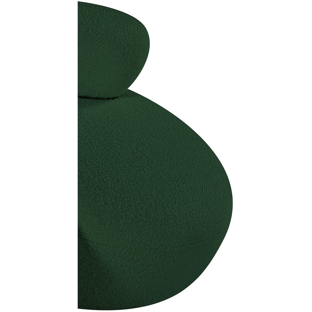Venti Green Boucle Fabric Chair. Picture 14