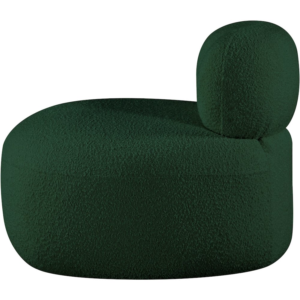 Venti Green Boucle Fabric Chair. Picture 7