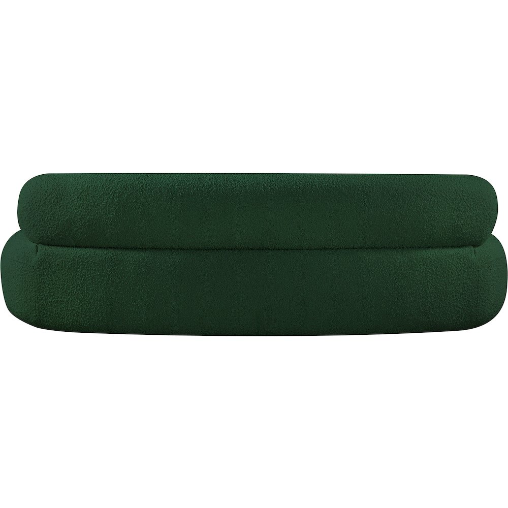 Venti Green Boucle Fabric Sofa. Picture 3