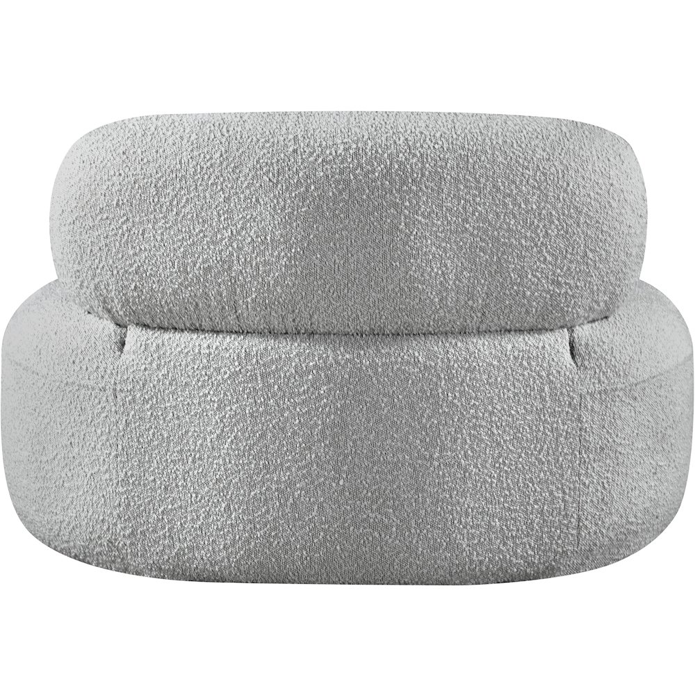 Venti Grey Boucle Fabric Chair. Picture 3
