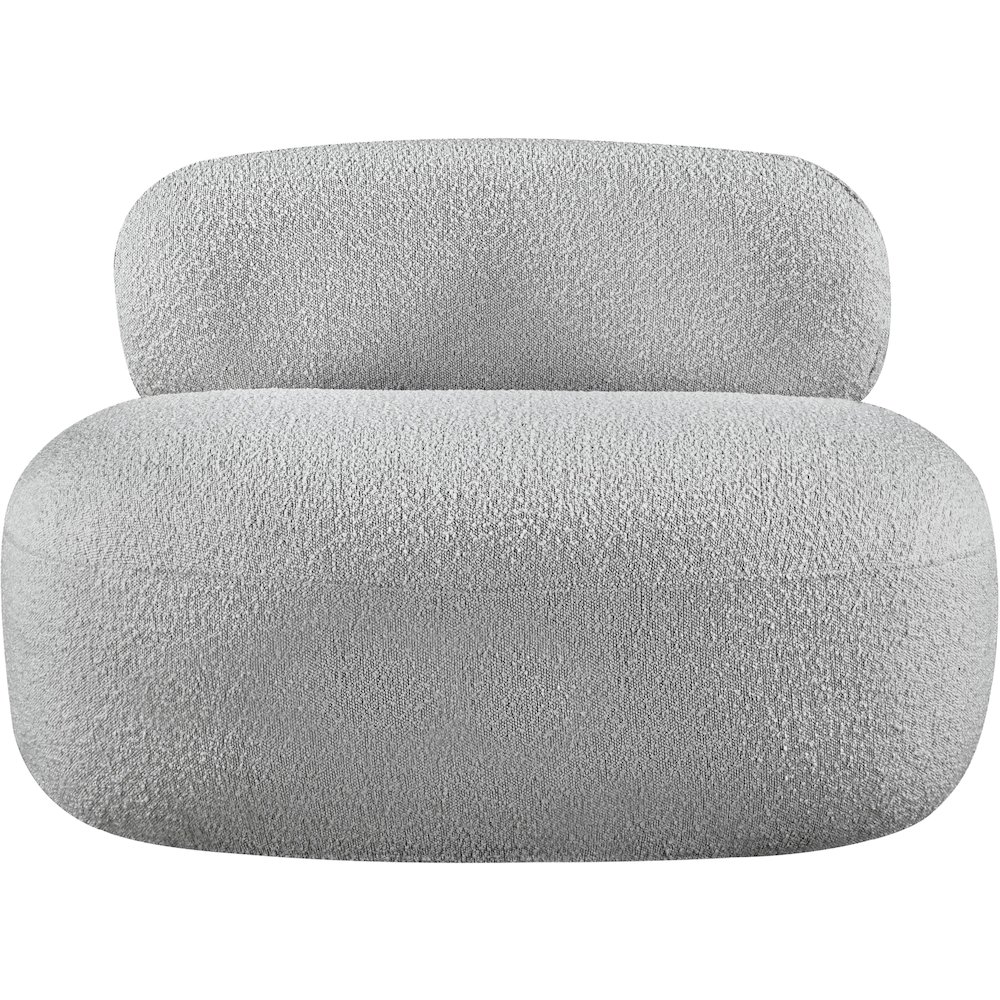 Venti Grey Boucle Fabric Chair. Picture 5