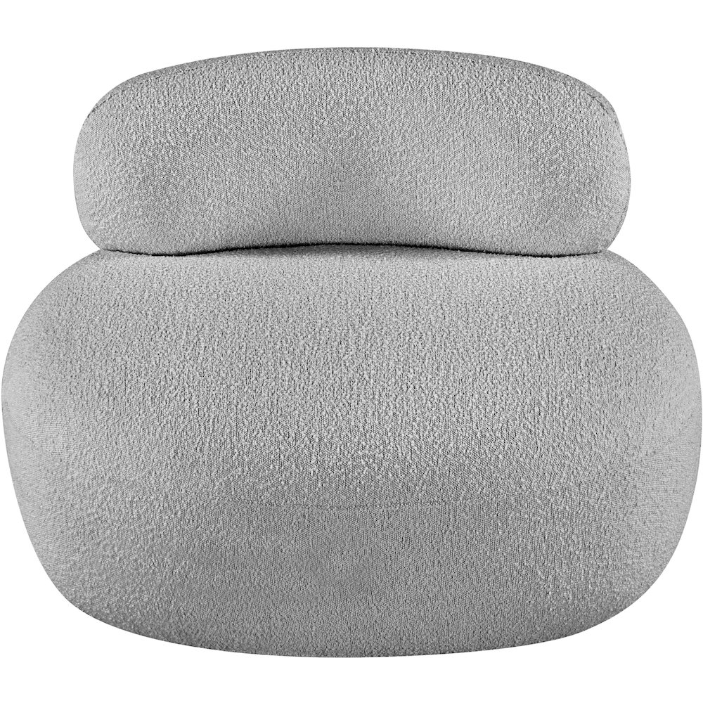 Venti Grey Boucle Fabric Chair. Picture 6
