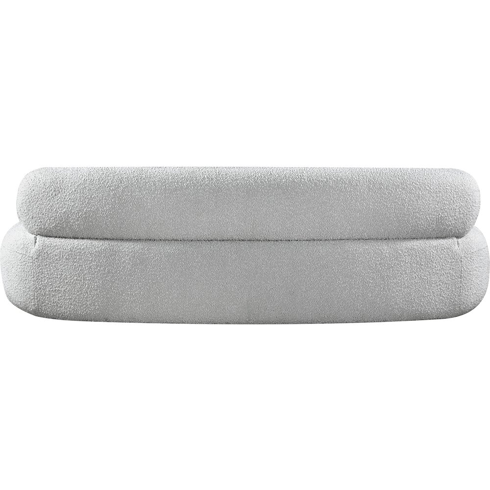 Venti Grey Boucle Fabric Sofa. Picture 3