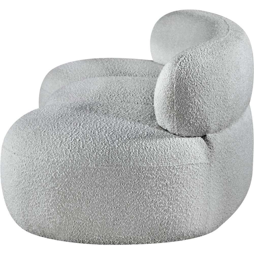 Venti Grey Boucle Fabric Sofa. Picture 7