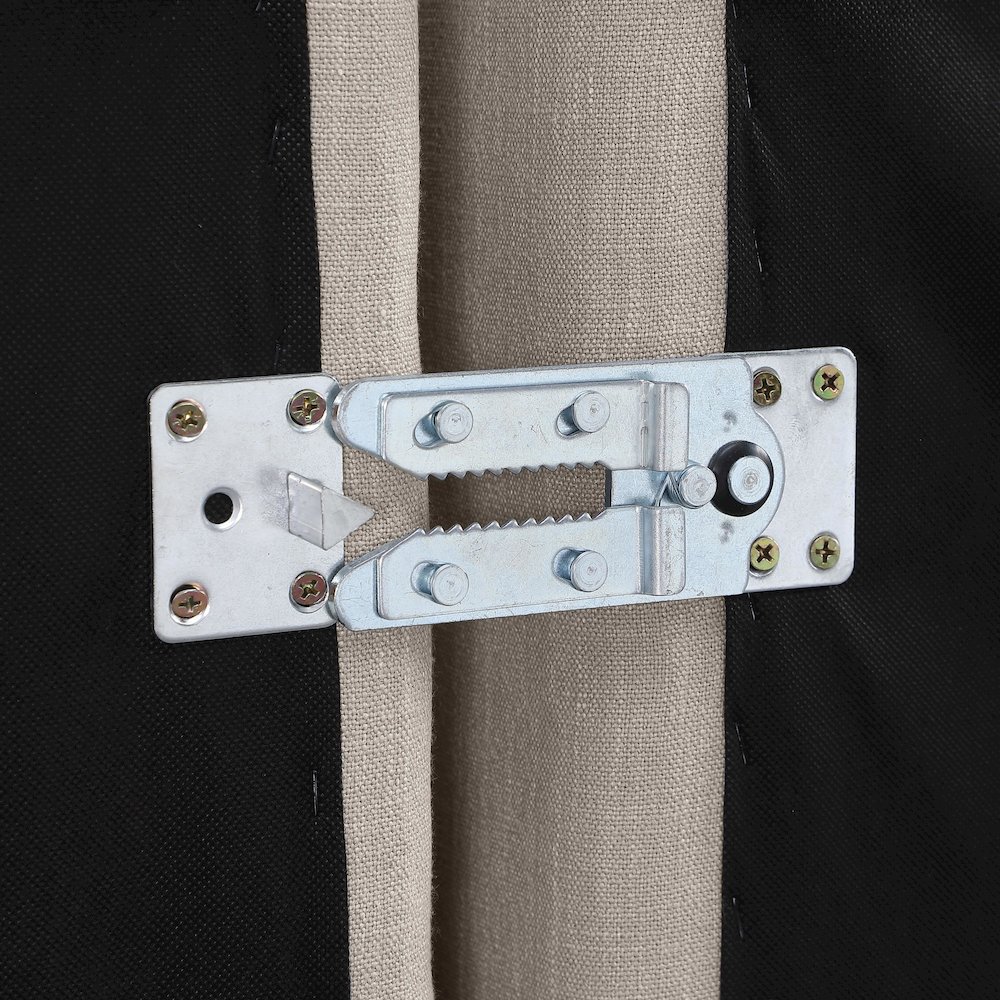 Indulge Beige Linen Textured Fabric Modular Sectional. Picture 8