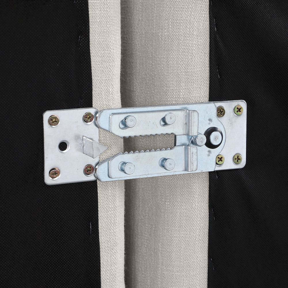 Indulge Cream Linen Textured Fabric Modular Sectional. Picture 7