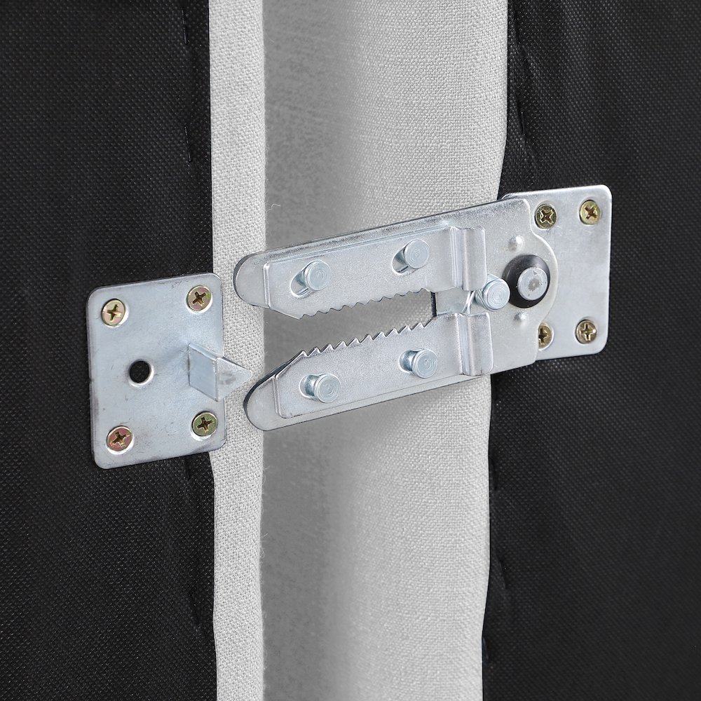 Indulge White Linen Textured Fabric Modular Sectional. Picture 7