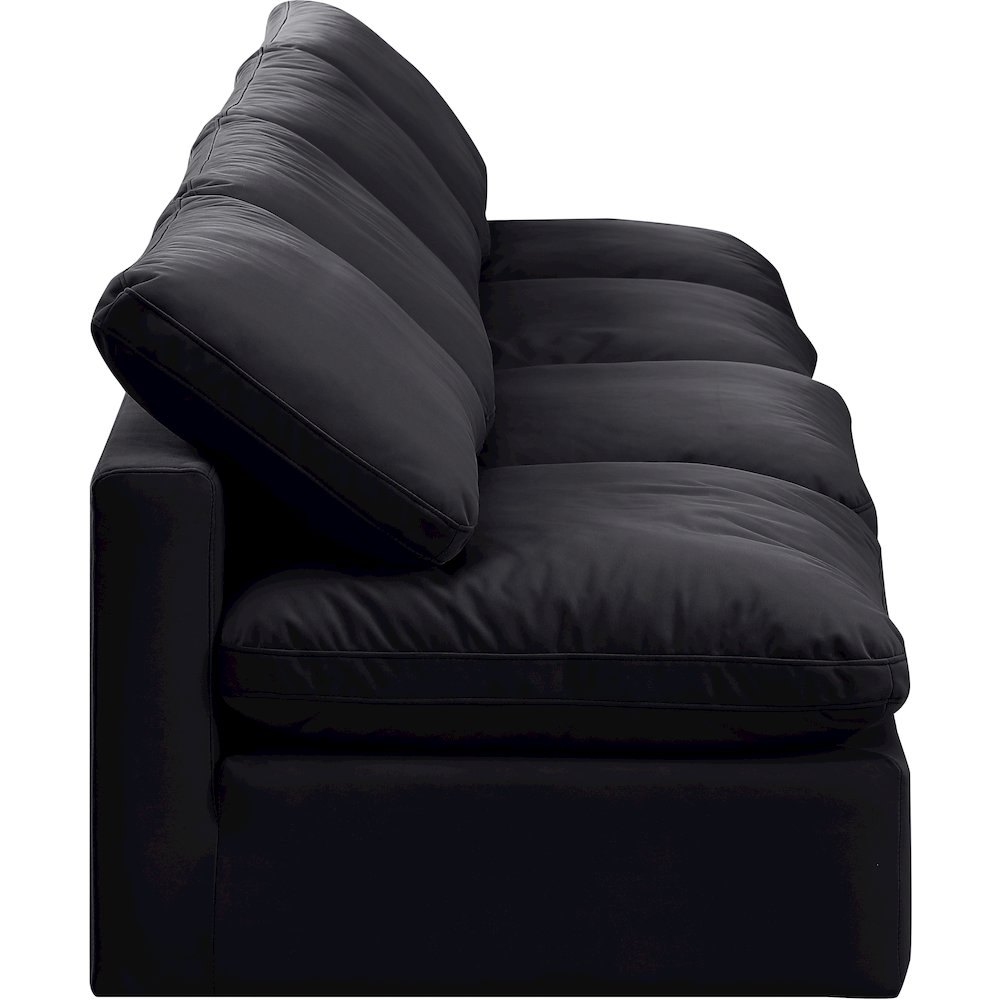 Indulge Black Velvet Modular Sofa. Picture 5
