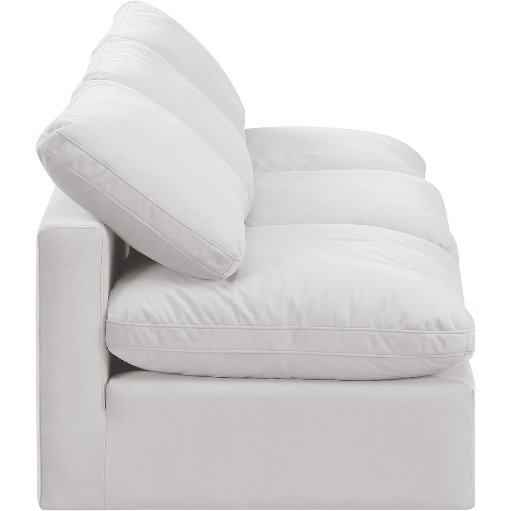 Indulge Cream Velvet Modular Sofa. Picture 5