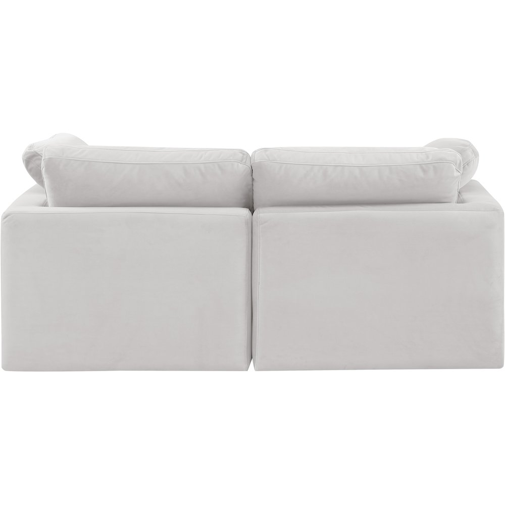 Indulge Cream Velvet Modular Sofa. Picture 3
