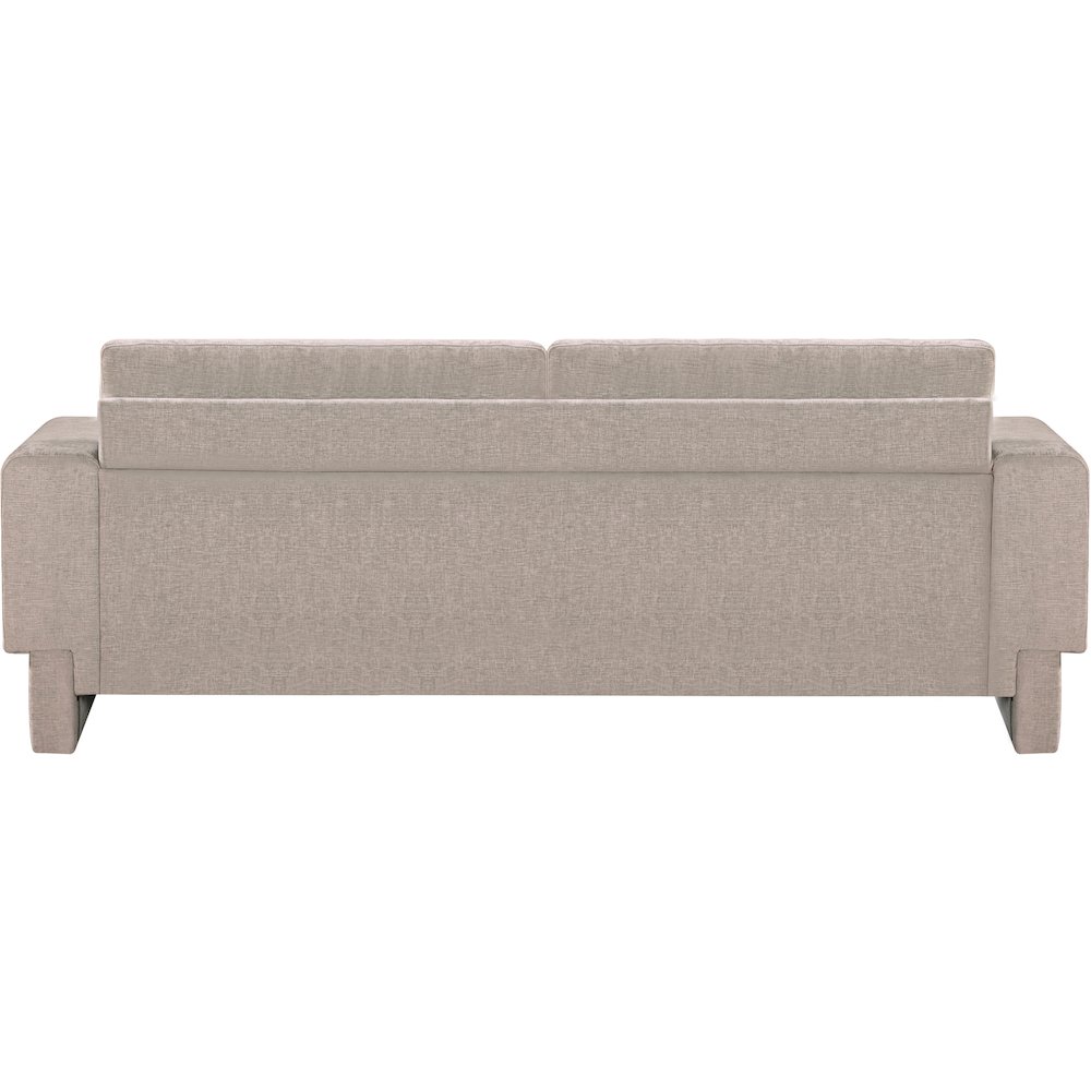 Madeline Beige Chenille Fabric Sofa. Picture 3