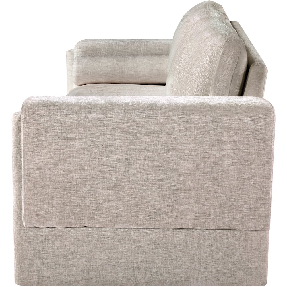 Madeline Beige Chenille Fabric Sofa. Picture 6