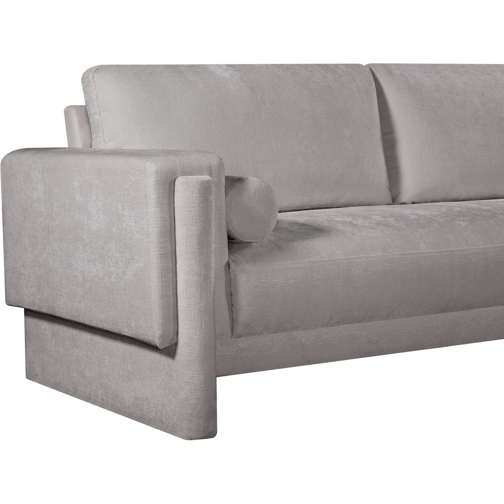 Madeline Grey Chenille Fabric Sofa. Picture 10