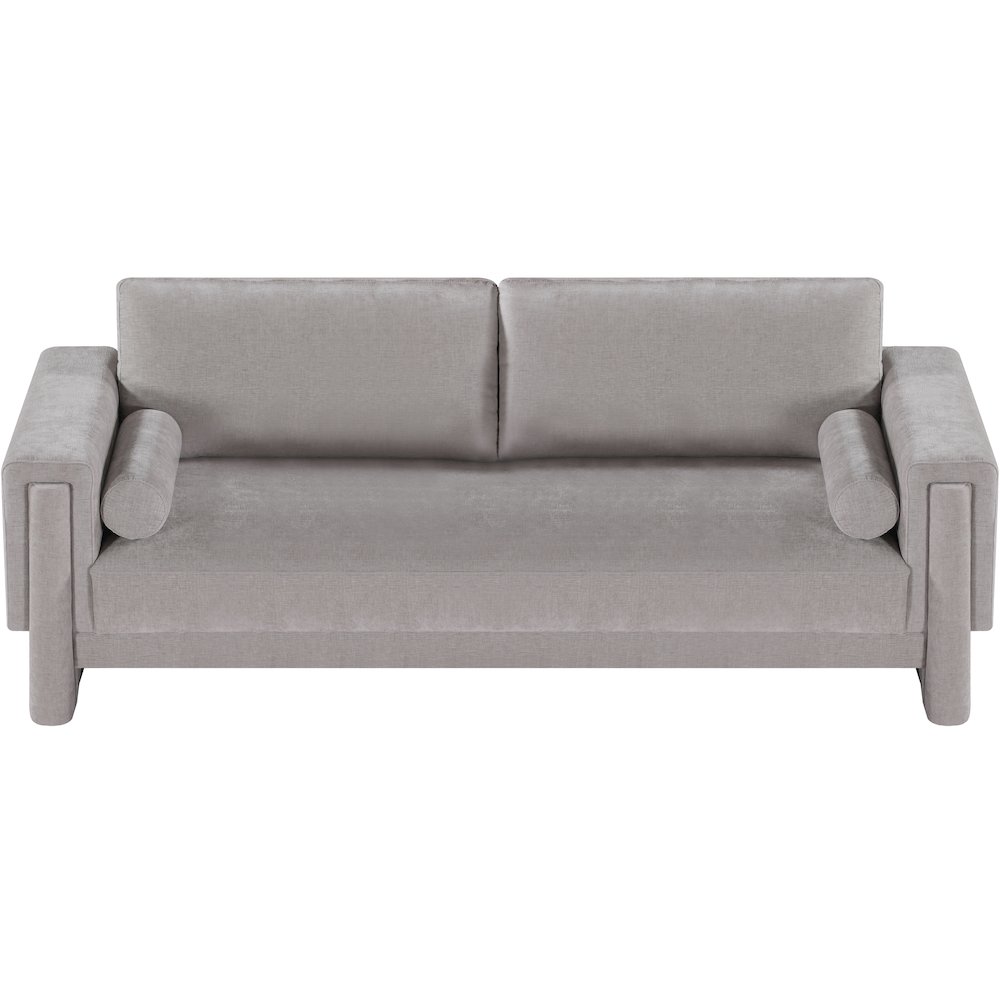 Madeline Grey Chenille Fabric Sofa. Picture 5