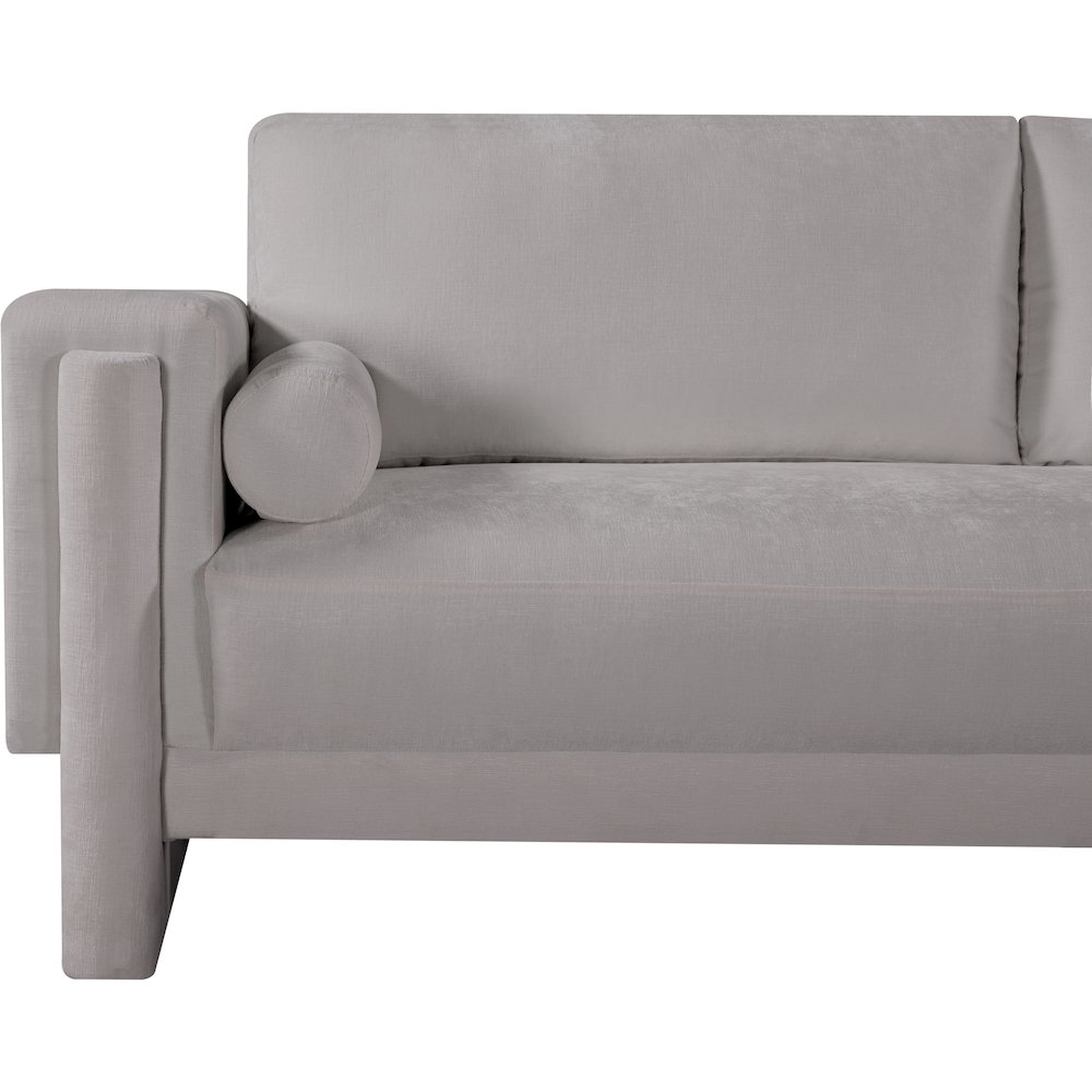 Madeline Grey Chenille Fabric Sofa. Picture 8