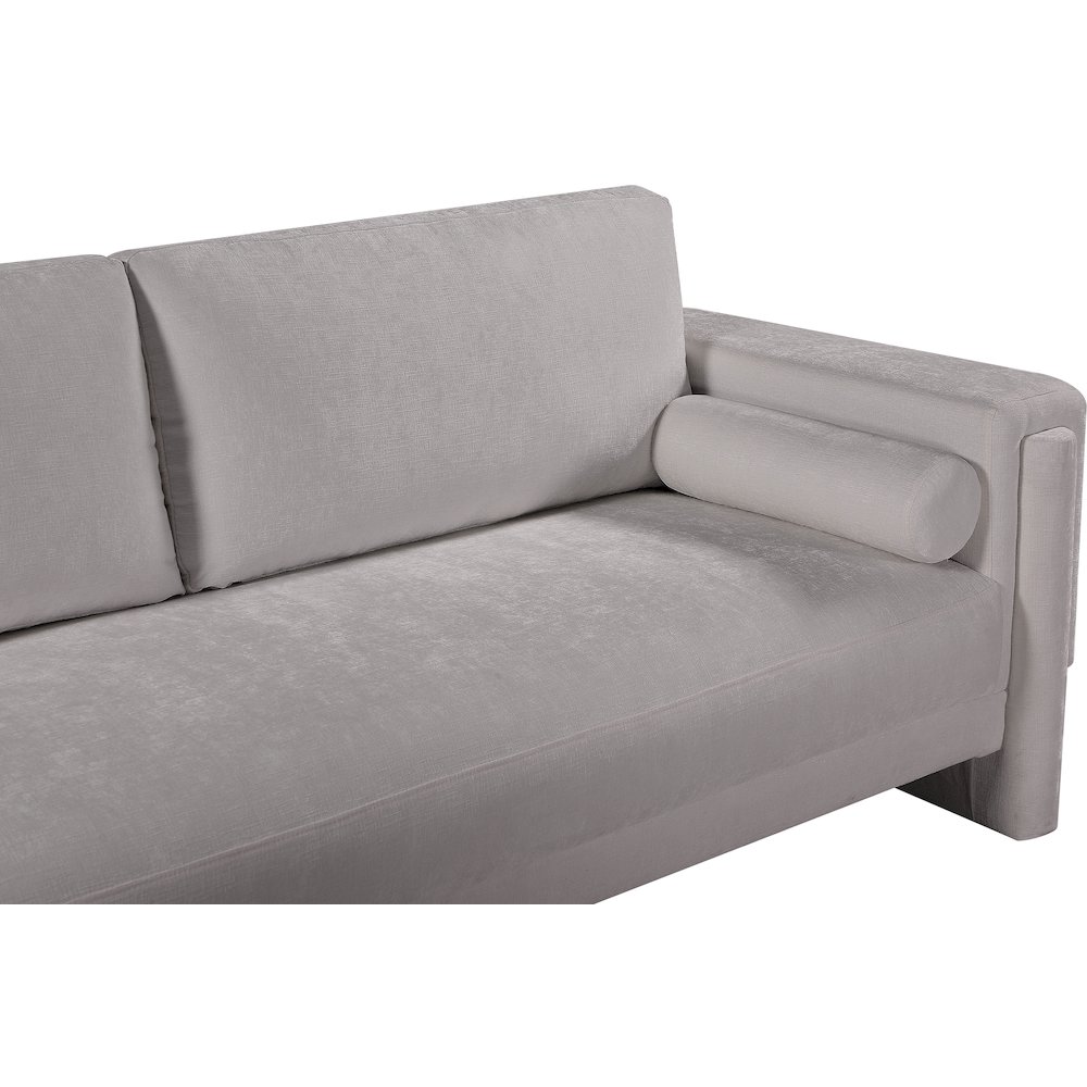 Madeline Grey Chenille Fabric Sofa. Picture 9