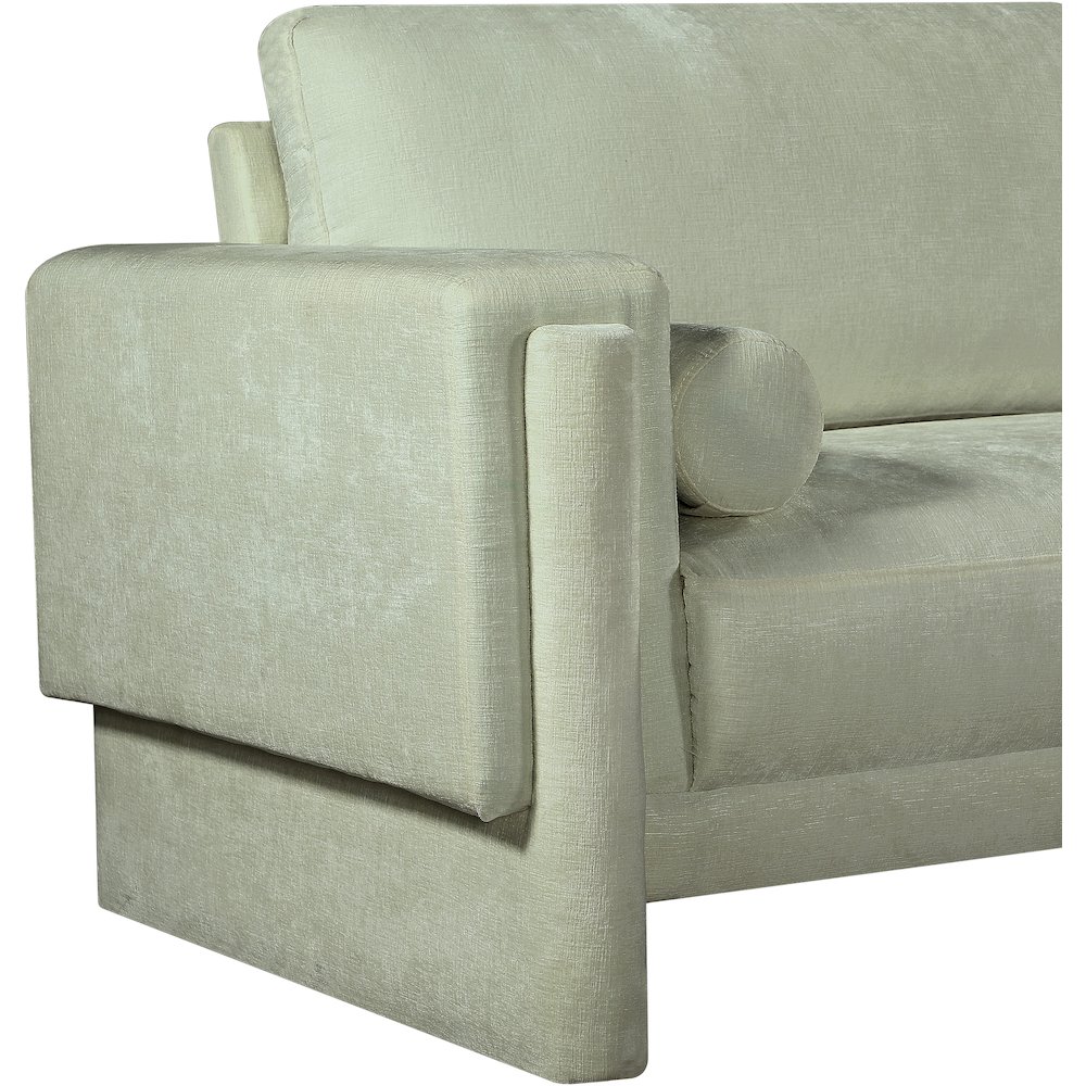 Madeline Mint Chenille Fabric Chair. Picture 10