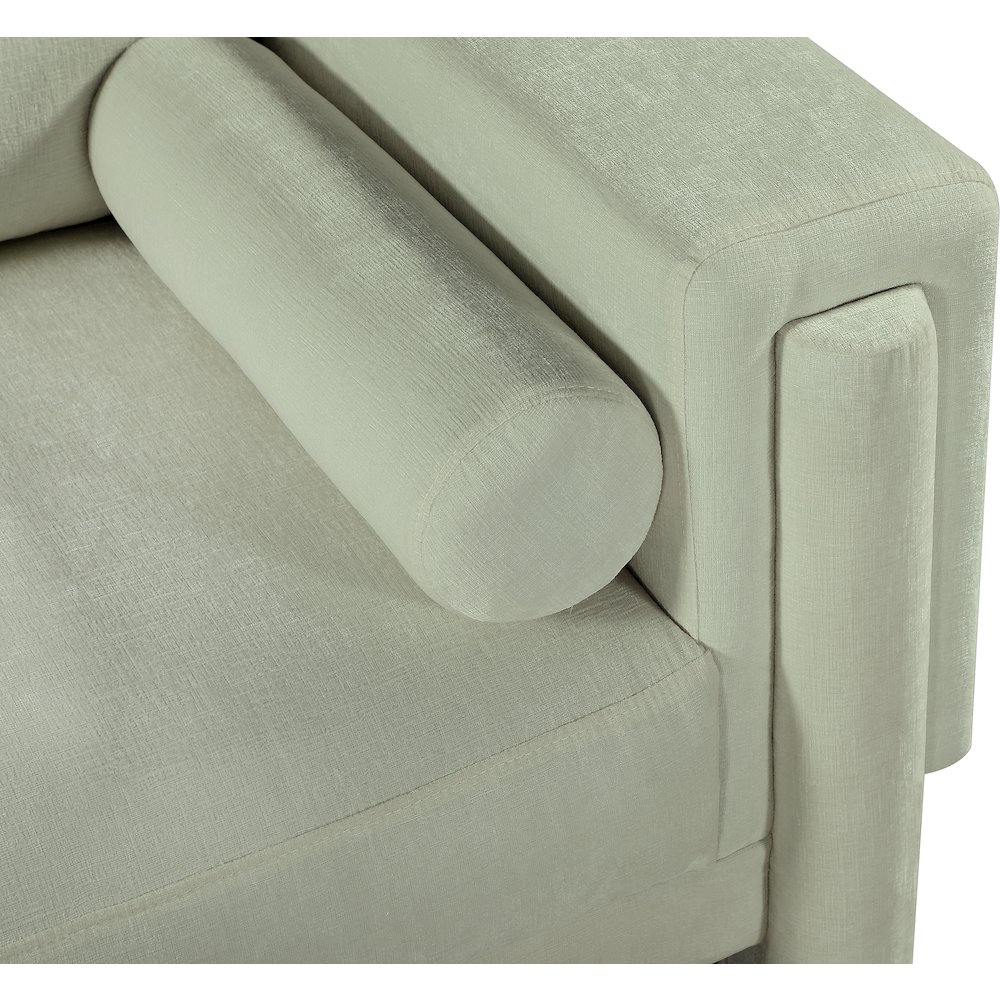 Madeline Mint Chenille Fabric Chair. Picture 11