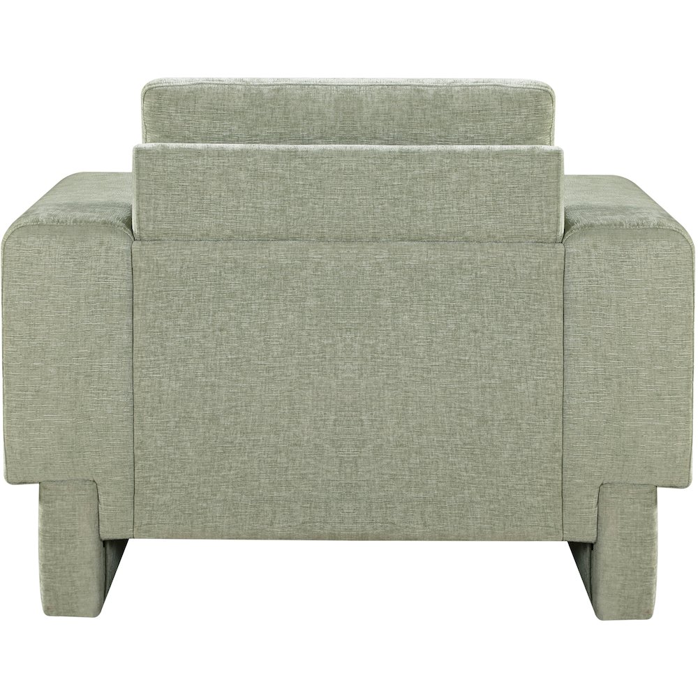 Madeline Mint Chenille Fabric Chair. Picture 3
