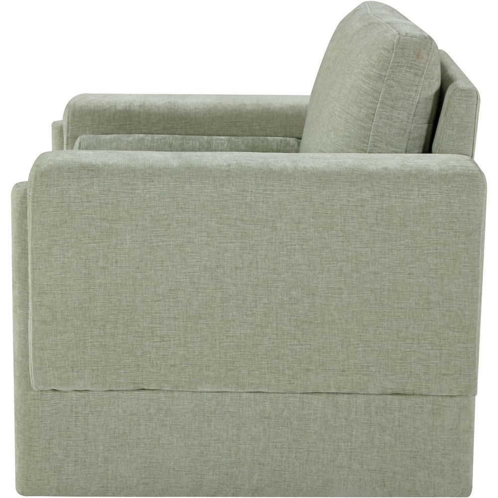 Madeline Mint Chenille Fabric Chair. Picture 6