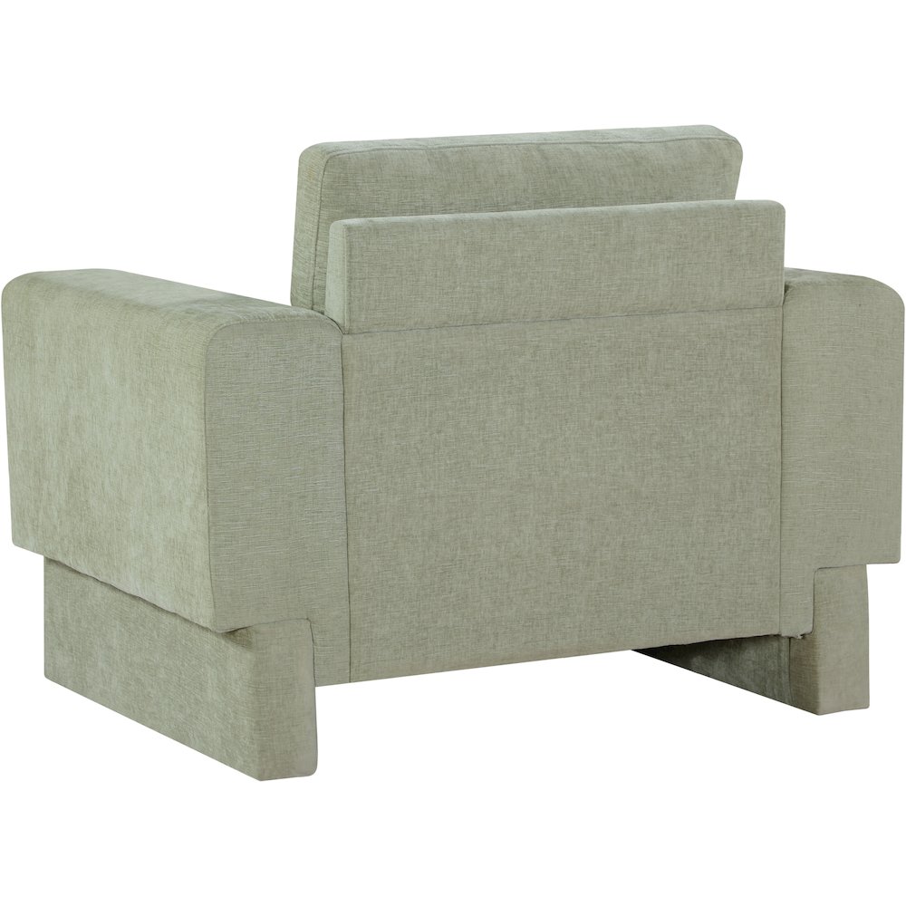 Madeline Mint Chenille Fabric Chair. Picture 7