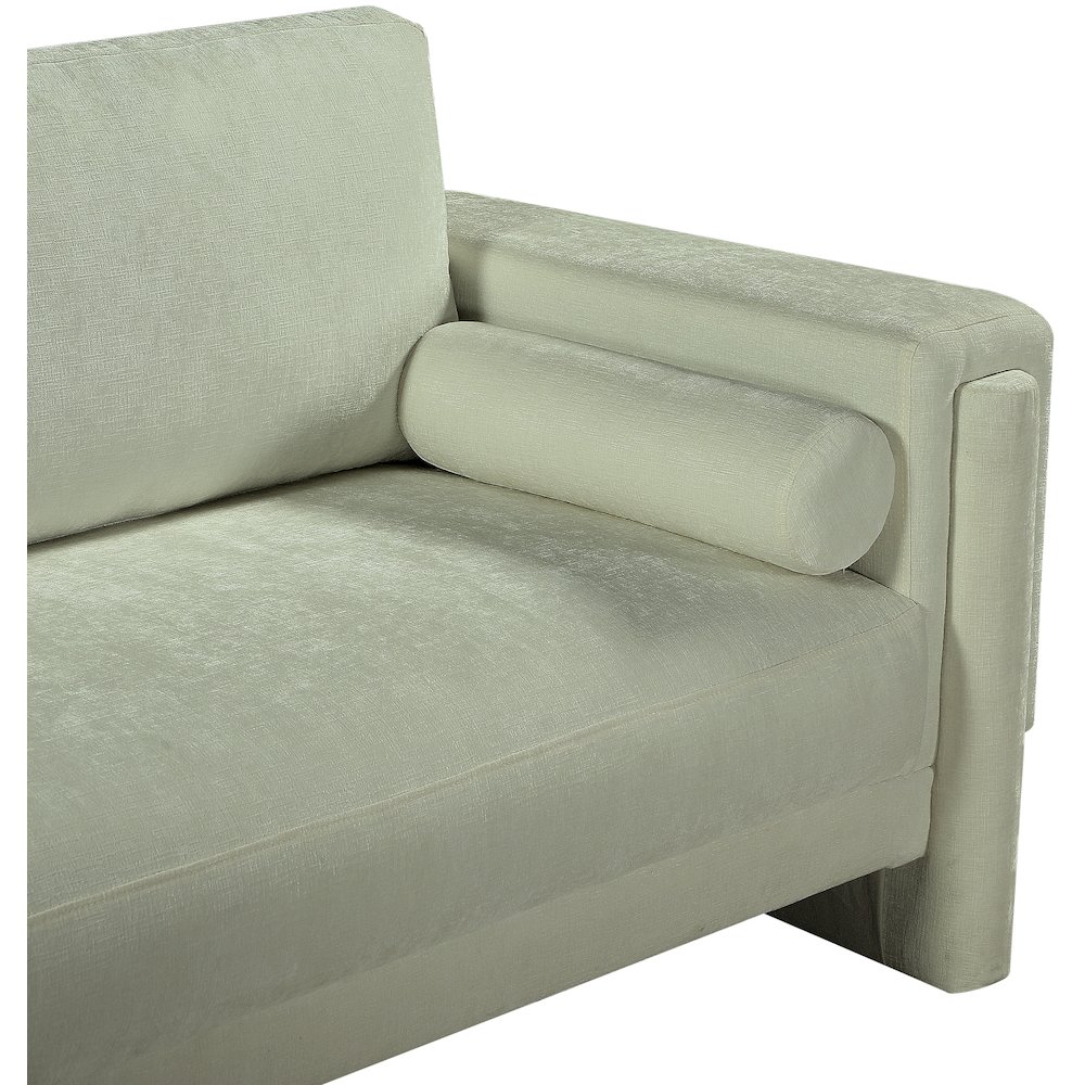 Madeline Mint Chenille Fabric Chair. Picture 9