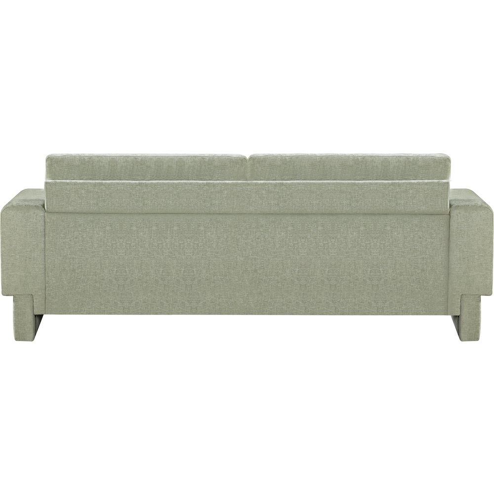 Madeline Mint Chenille Fabric Sofa. Picture 3