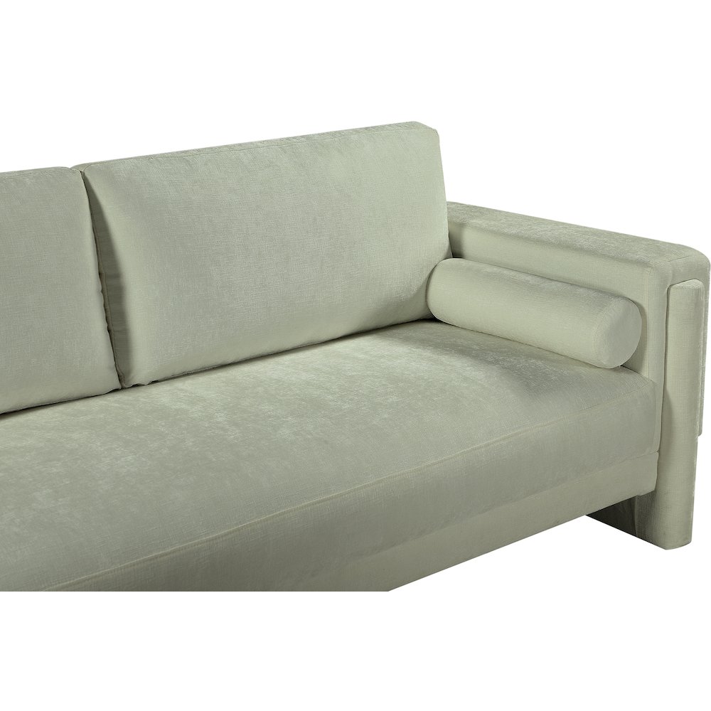 Madeline Mint Chenille Fabric Sofa. Picture 9