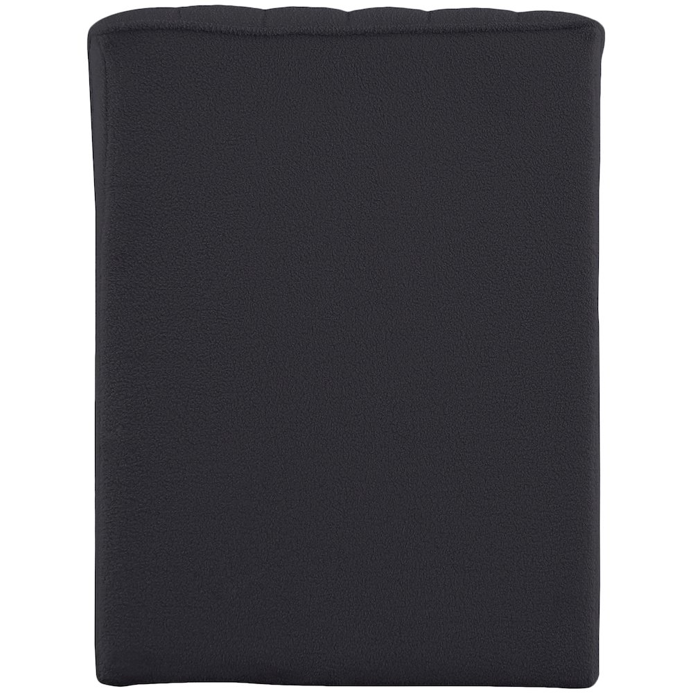 Orian Black Teddy Fabric Chaise. Picture 3
