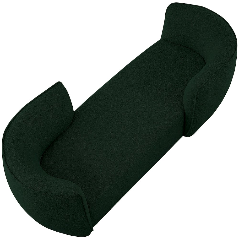 Hilton Green Fabric Chaise. Picture 6