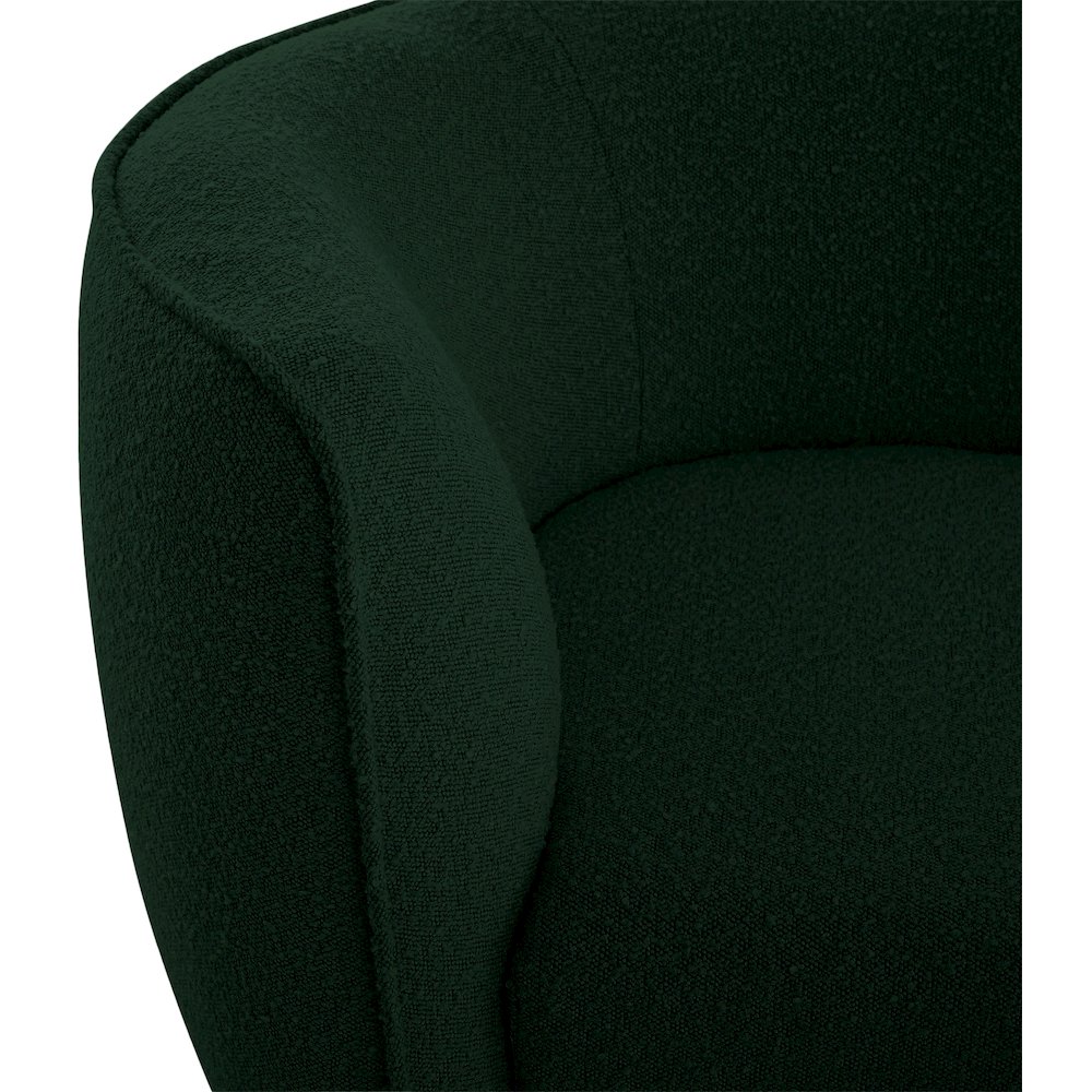 Hilton Green Fabric Chaise. Picture 8