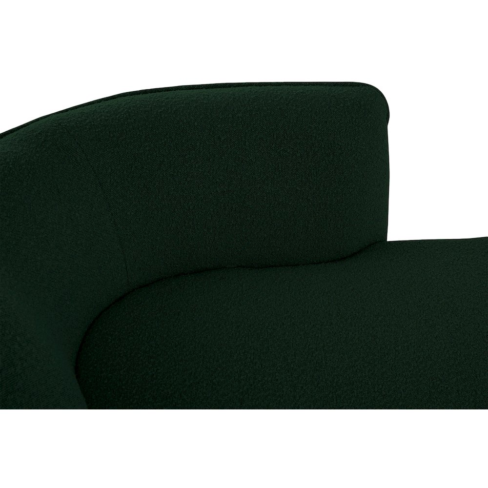 Hilton Green Fabric Chaise. Picture 9