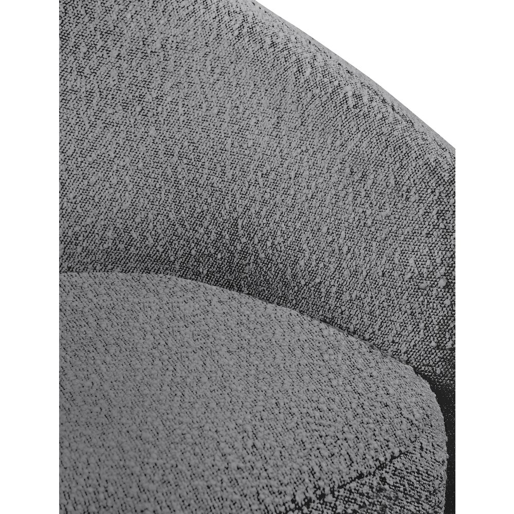 Hilton Grey Fabric Chaise. Picture 10