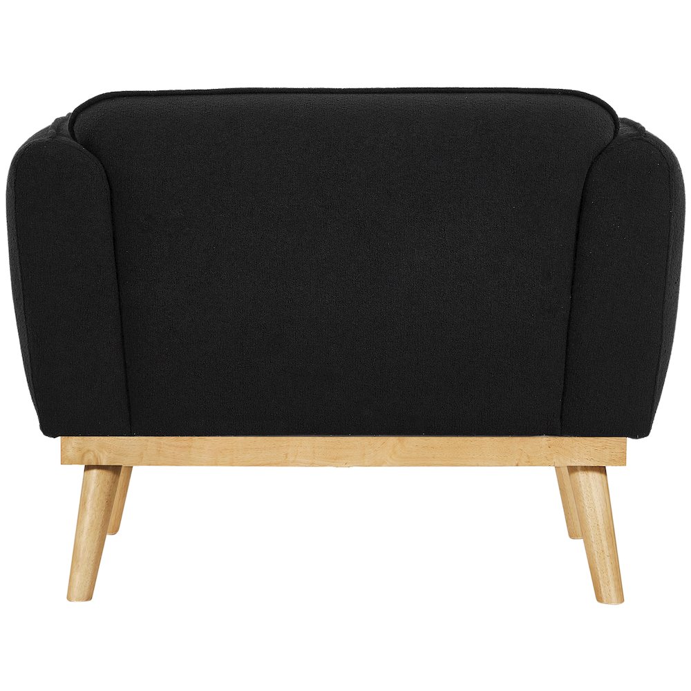 Nolita Black Boucle Fabric Chair. Picture 3