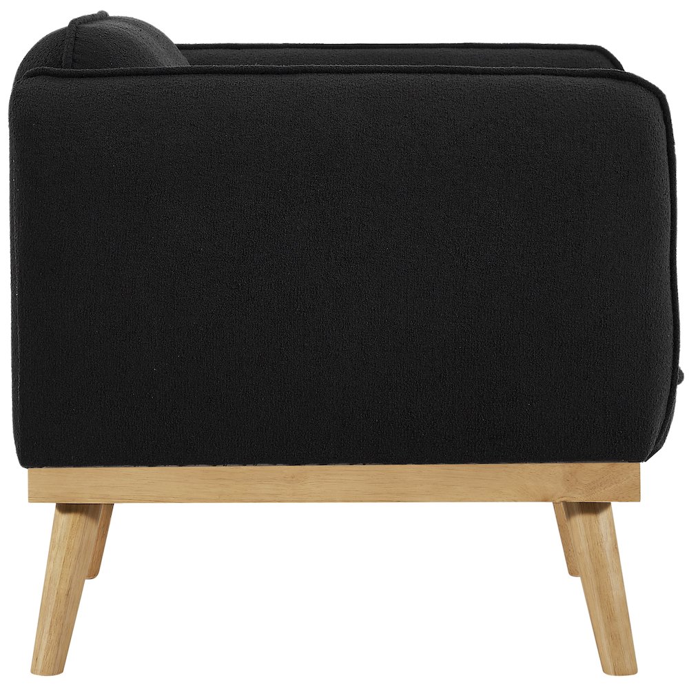 Nolita Black Boucle Fabric Chair. Picture 7