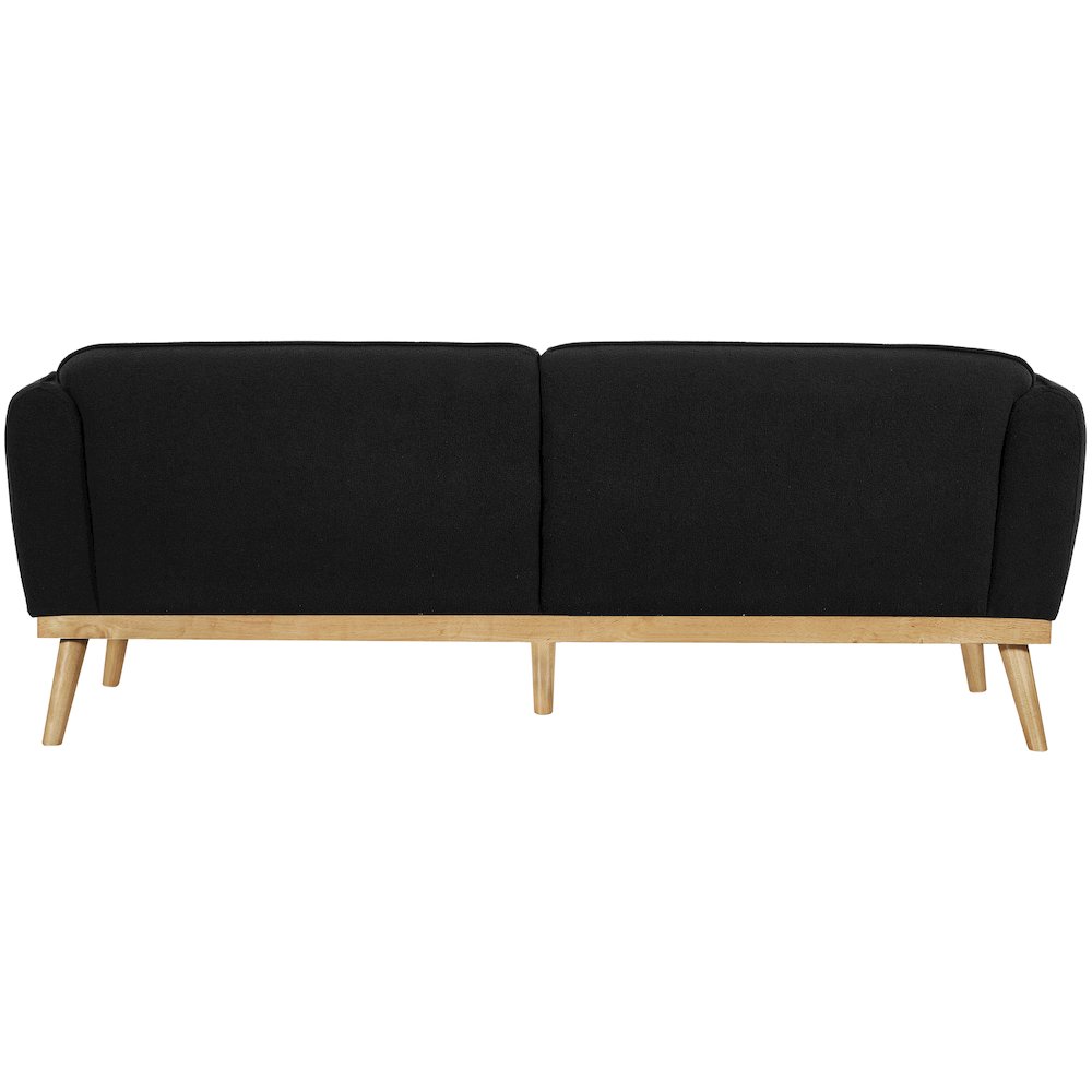 Nolita Black Boucle Fabric Sofa. Picture 3
