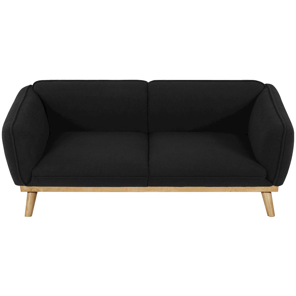 Nolita Black Boucle Fabric Sofa. Picture 6
