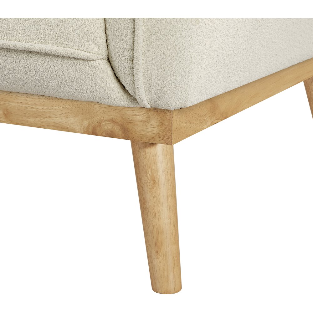 Nolita Cream Boucle Fabric Sofa. Picture 11