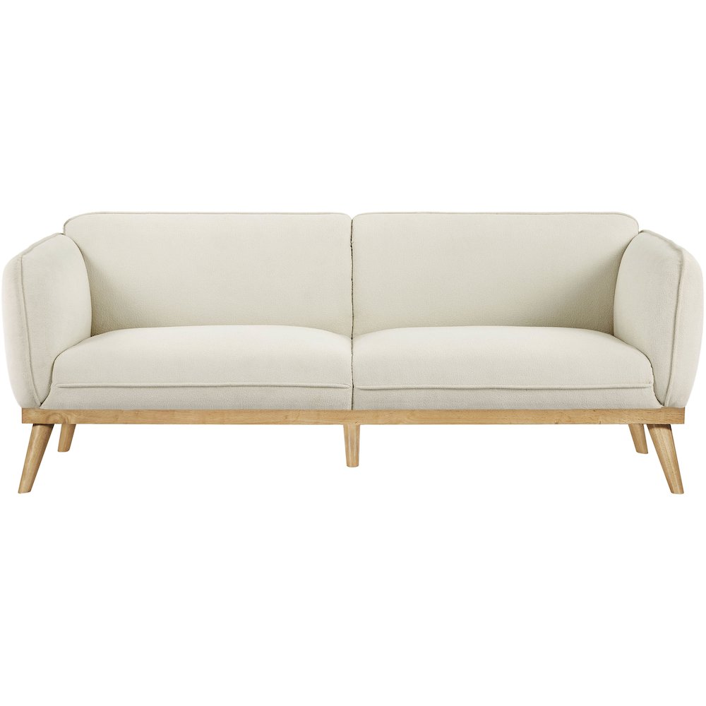 Nolita Cream Boucle Fabric Sofa. Picture 4