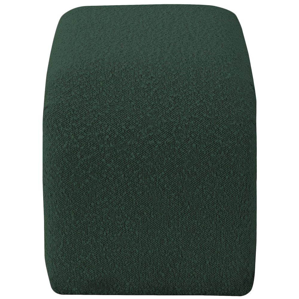 Niagara Green Boucle Fabric Bench. Picture 4