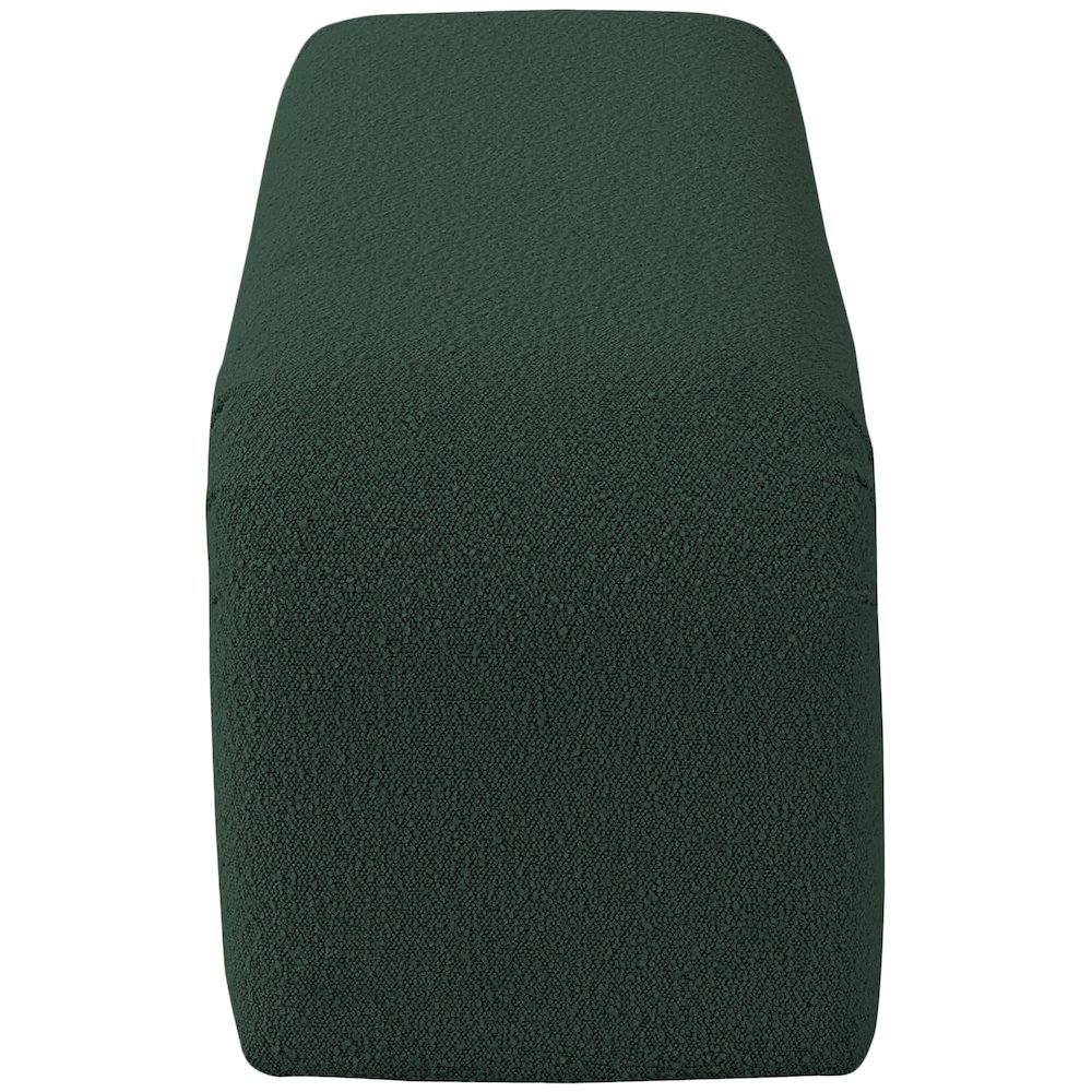 Niagara Green Boucle Fabric Bench. Picture 4