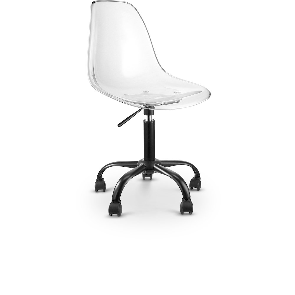 Clarion Matte Black Office Chair. Picture 1