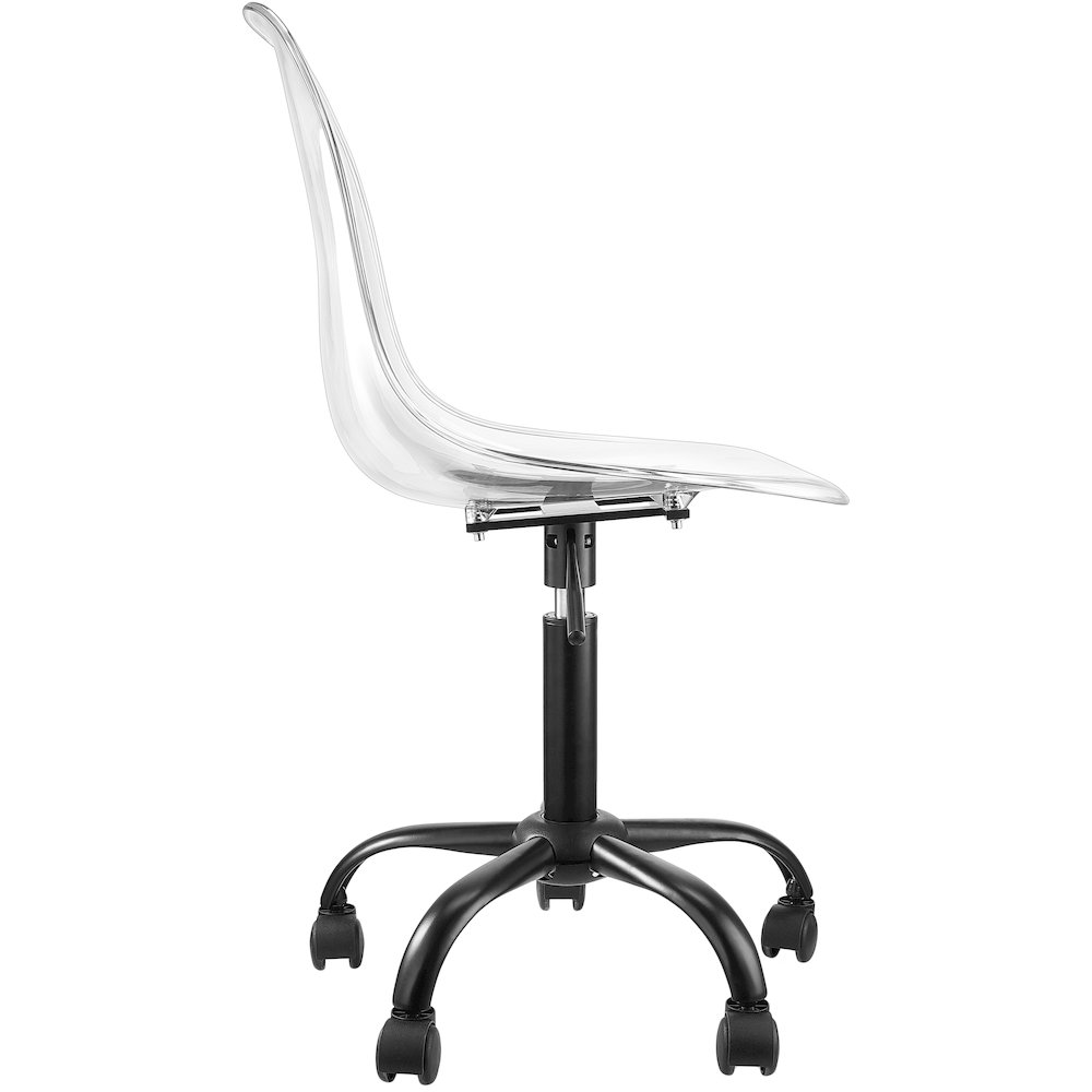 Clarion Matte Black Office Chair. Picture 5