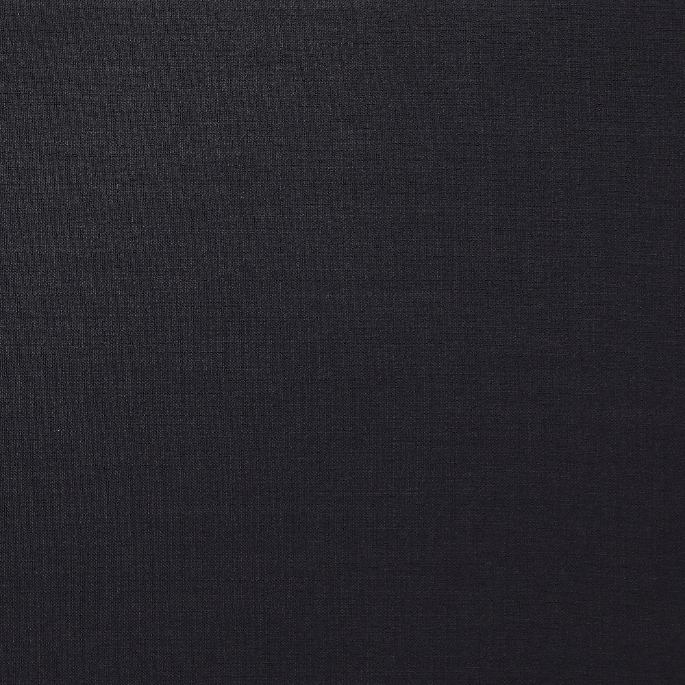 Comfy Black Linen Textured Fabric Modular Ottoman. Picture 4