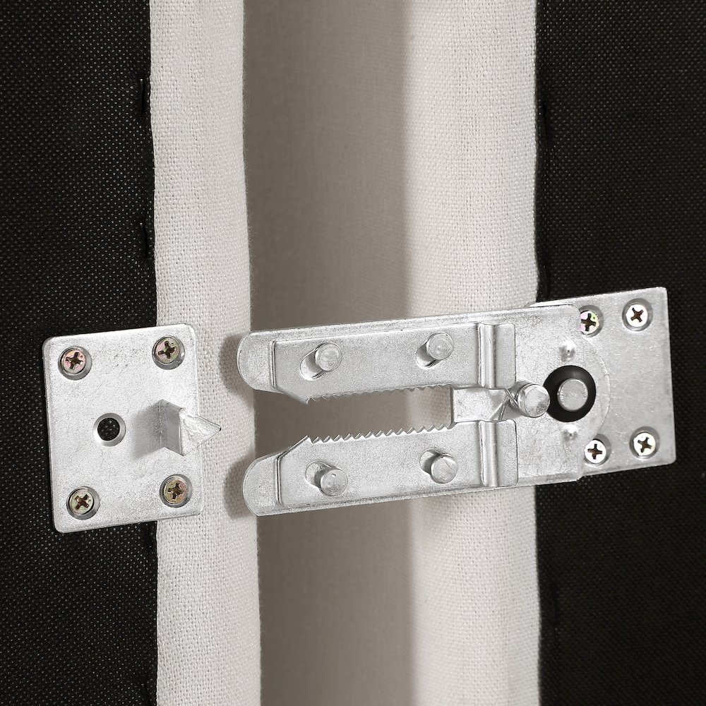 Comfy Cream Linen Textured Fabric Modular Sectional. Picture 6