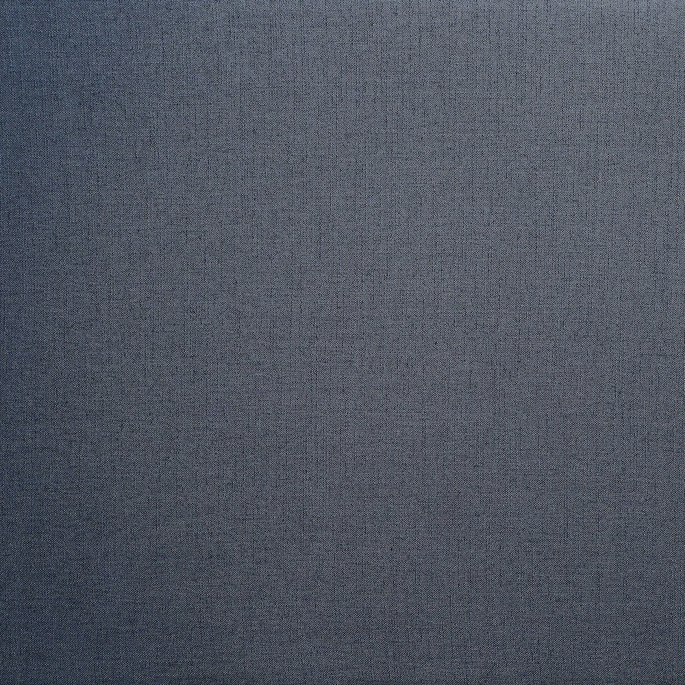 Comfy Navy Linen Textured Fabric Modular Armless Chair. Picture 8