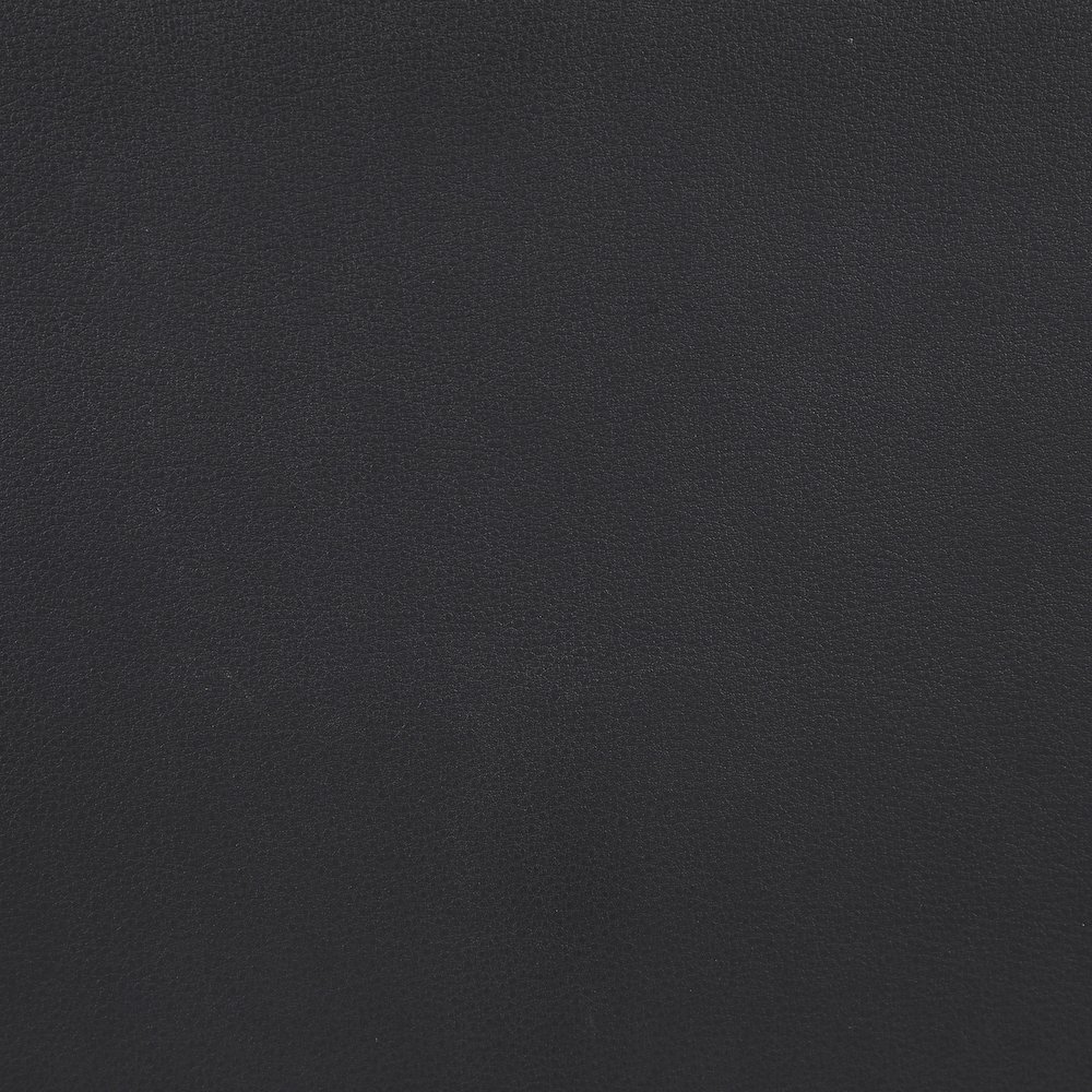 Comfy Black Vegan Leather Modular Ottoman. Picture 4